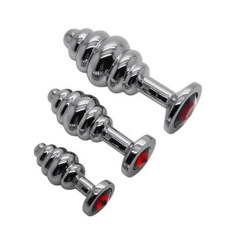 Nice 'n' Naughty Grooved Crystal Butt Plug from Nice 'n' Naughty Nice 'n' Naughty Grooved Crystal Butt Plug from Nice 'n' Naughty