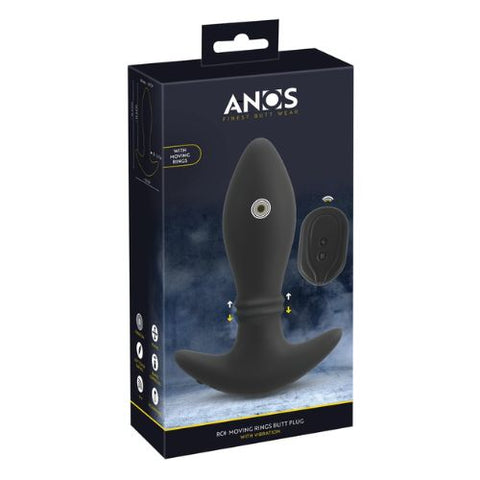 Anos Remote Control Moving Rings Butt Plug from Nice 'n' Naughty