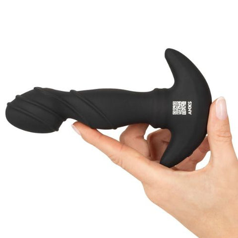 Anos Vibrating Prostate Plug with Moving Rings from Nice 'n' Naughty