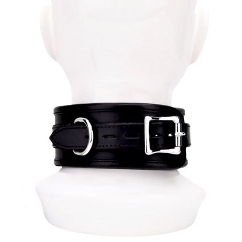 BOUND Leather Collar Black from Nice 'n' Naughty