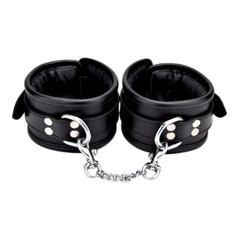 BOUND Leather Wrist Restraints Black from Nice 'n' Naughty