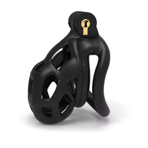 Nice 'n' Naughty Black Cobra Chastity Device