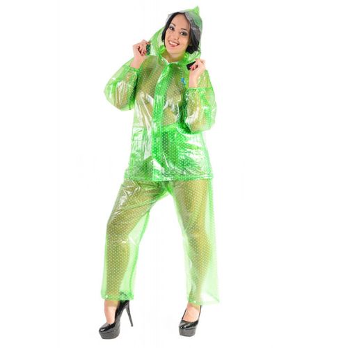 Bubblegum Rain Suit  Green from Nice 'n' Naughty