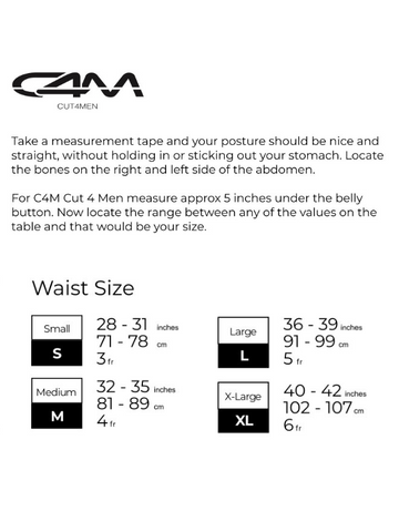 C4M Snap Ergonomic Leatherette Brief Black from Nice 'n' Naughty