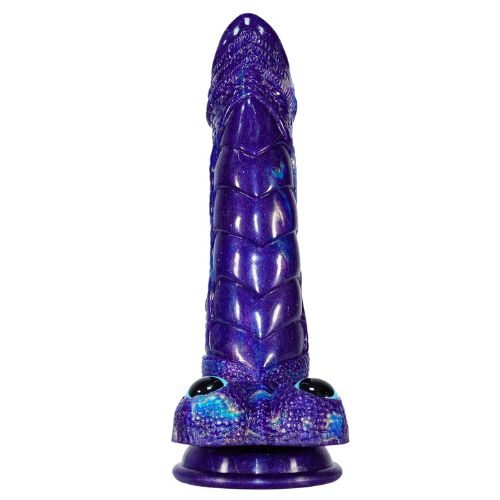 Gammoth Vibrating Dildo Purple from Nice 'n' Naughty