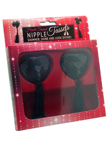 Heart Shaped Nipple Tassels from Nice 'n' Naughty