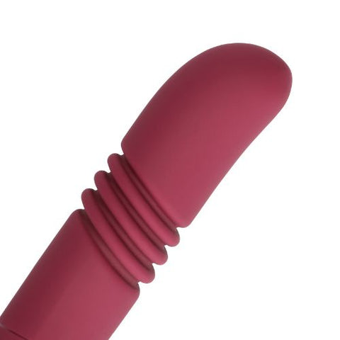 Loveline Double-Sided Thrusting Vibrator Merlot Grape from Nice 'n' Naughty