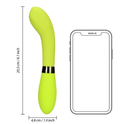 Loveline Silicone G-Spot Vibrator Lime Passion from Nice 'n' Naughty
