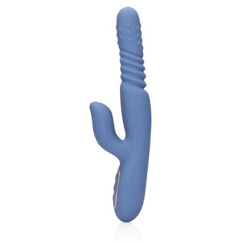 Loveline Warming Rotating & Thrusting Rabbit Blue Nova from Nice 'n' Naughty