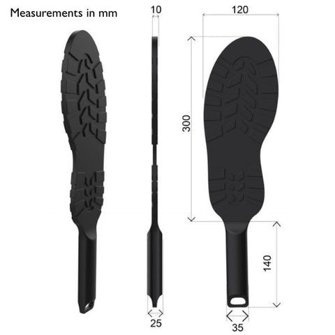 M&K Silicone Boot Paddle from Nice 'n' Naughty