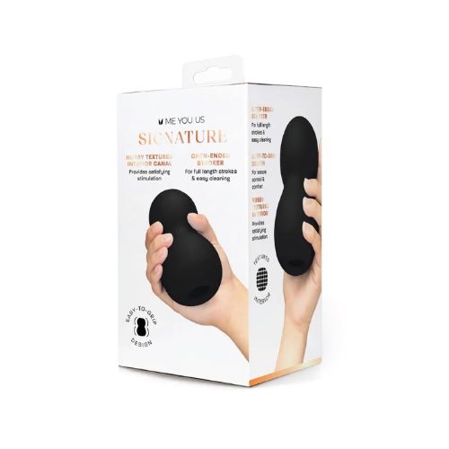 Me You Us Signature The Bubble Stroker Black from Nice 'n' Naughty