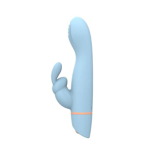 Mina Hail Come Hither Rabbit Vibrator Pale Blue from Nice 'n' Naughty