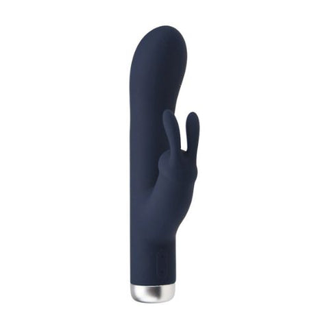 NAUTI Silicone Rabbit Vibrator Midnight Blue from Nice 'n' Naughty