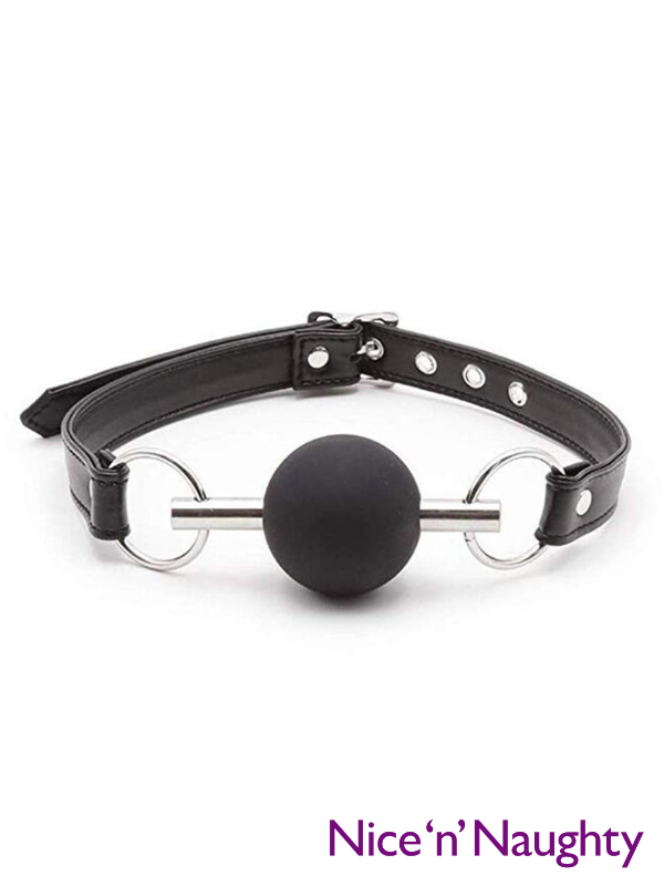 Nice 'n' Naughty Bar Ball Gag Black from Nice 'n' Naughty