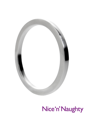 Nice 'n' Naughty Flat Cock Ring Stainless Steel from Nice 'n' Naughty