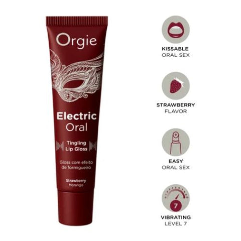 Orgie Electric Oral Tingling Lip Gloss from Nice 'n' Naughty