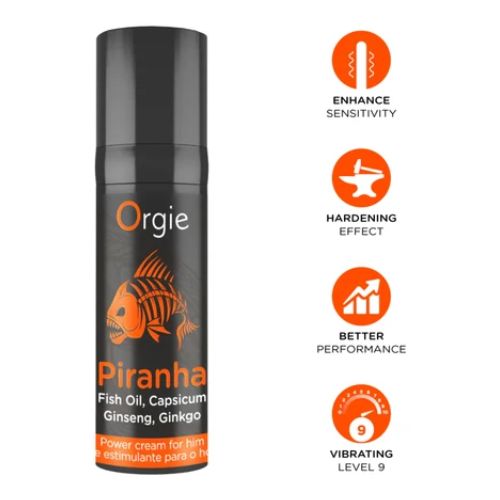 Orgie Piranha Power Cream for Him 15ml from Nice 'n' Naughty