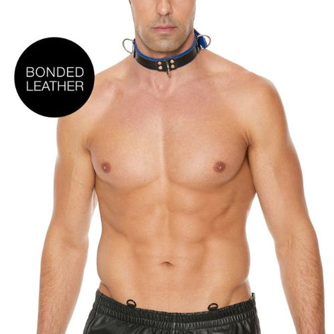 Ouch! Deluxe Bondage Collar - Black from Nice 'n' Naughty