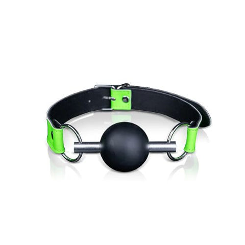 Ouch! Glow in the Dark Solid Ball Gag from Nice 'n' Naughty