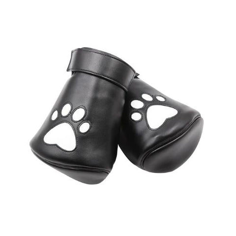 Ouch! Puppy Mittens Neoprene Mittens Boxing Gloves Black from Nice 'n' Naughty