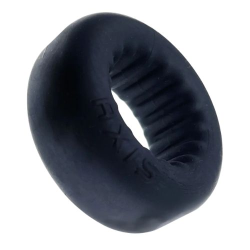 Oxballs Axis Rib Griphold Cockring Black Ice from Nice 'n' Naughty