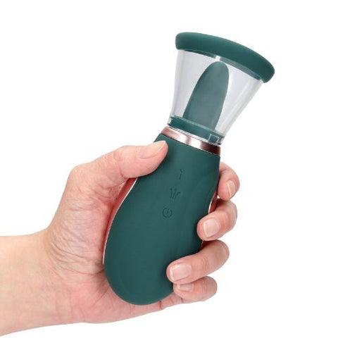 Pumped Enhance - Rechargeable Vulva and Breast Pump - Forest Green from Nice 'n' Naughty