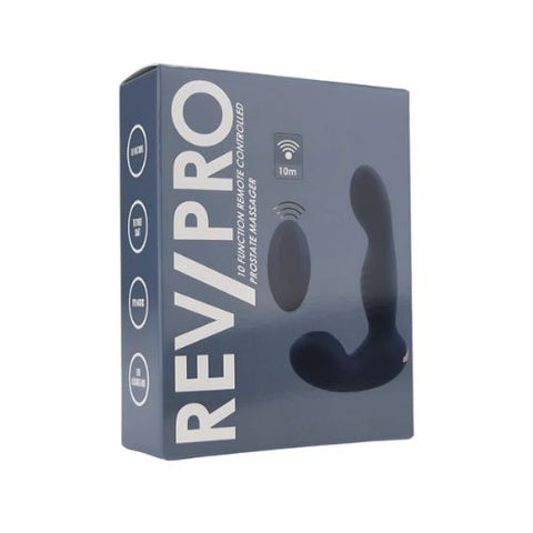 Rev-Pro 10 Function Remote Controlled Prostate Massager Black from Nice 'n' Naughty