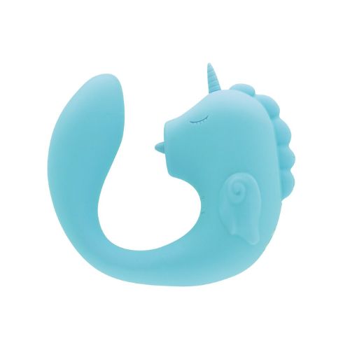 Unihorn C Horse Ocean Peak Clitoral Vibrator Blue from Nice 'n' Naughty