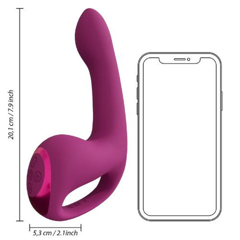 Vive Riko - Triple Motor Thumper with Advanced Finger Motion & Pulse Wave Stimulator - Pink from Nice 'n' Naughty