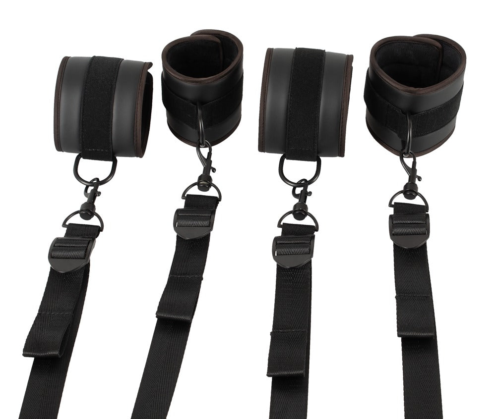 Vegan Fetish Bed Restraint Set