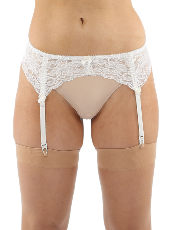 Classified Embroidered Lace Suspender Belt from Nice 'n' Naughty