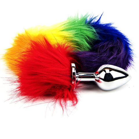 Plug Furro Furry Fantasy Rainbow Tail | Butt Plug | Nice 'n' Naughty